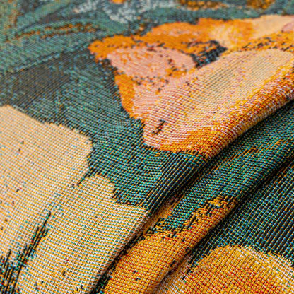 Yellow Floral Ruffled Sofa Throw Blanket - image 6