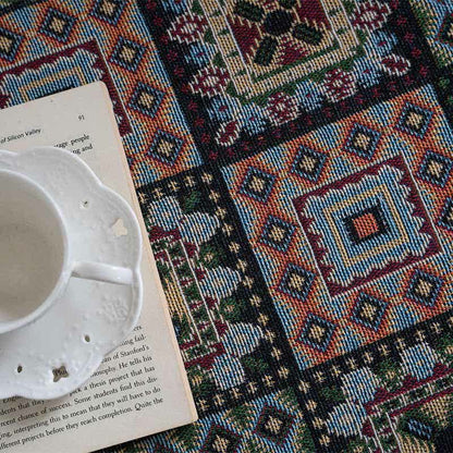 Geometric Plaid Sofa Throw Blanket - image 4