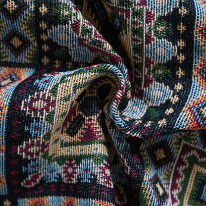 Geometric Plaid Sofa Throw Blanket - image 6