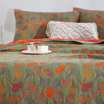 Ginkgo Biloba Organic Cotton Quilt - image 32