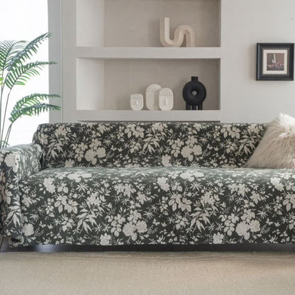 Poppy Floral Leaf Sofa Throw Blanket - image 4