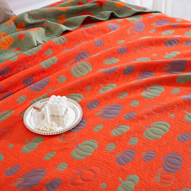Pumpkin Organic Cotton Sheet Bedspread - image 13
