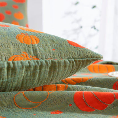 Pumpkin Organic Cotton Sheet Bedspread - image 6