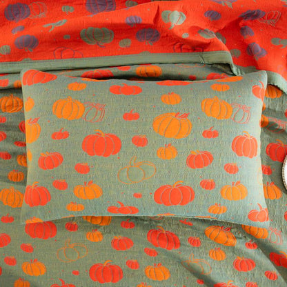 Pumpkin Organic Cotton Sheet Bedspread - image 5