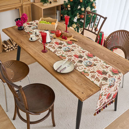 Christmas Crystal Ball Jacquard Table Runner - image 2