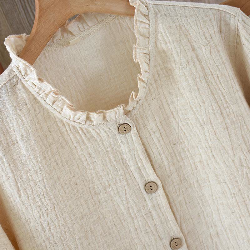 Matching Minimalist Cotton Linen Pajama Jammies - image 6