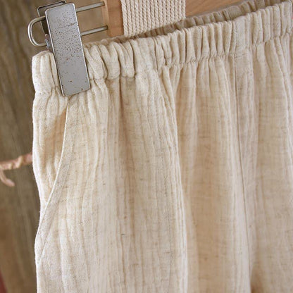 Matching Minimalist Cotton Linen Pajama Jammies - image 13