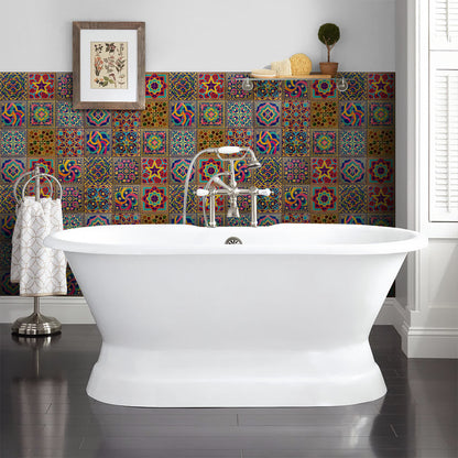 Peel & Stick Boho Waterproof Tile Wall Decals - image 3