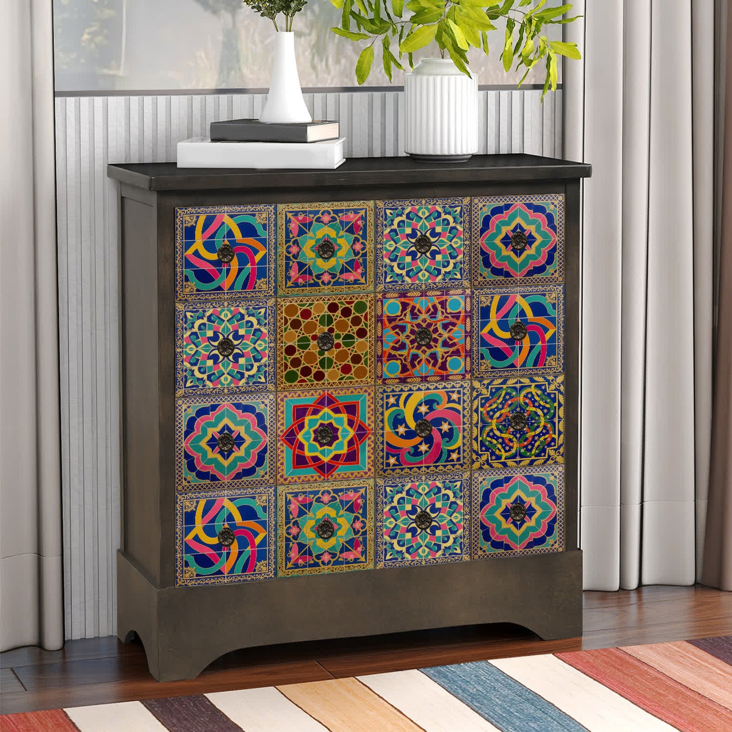 Peel & Stick Boho Waterproof Tile Wall Decals - image 4