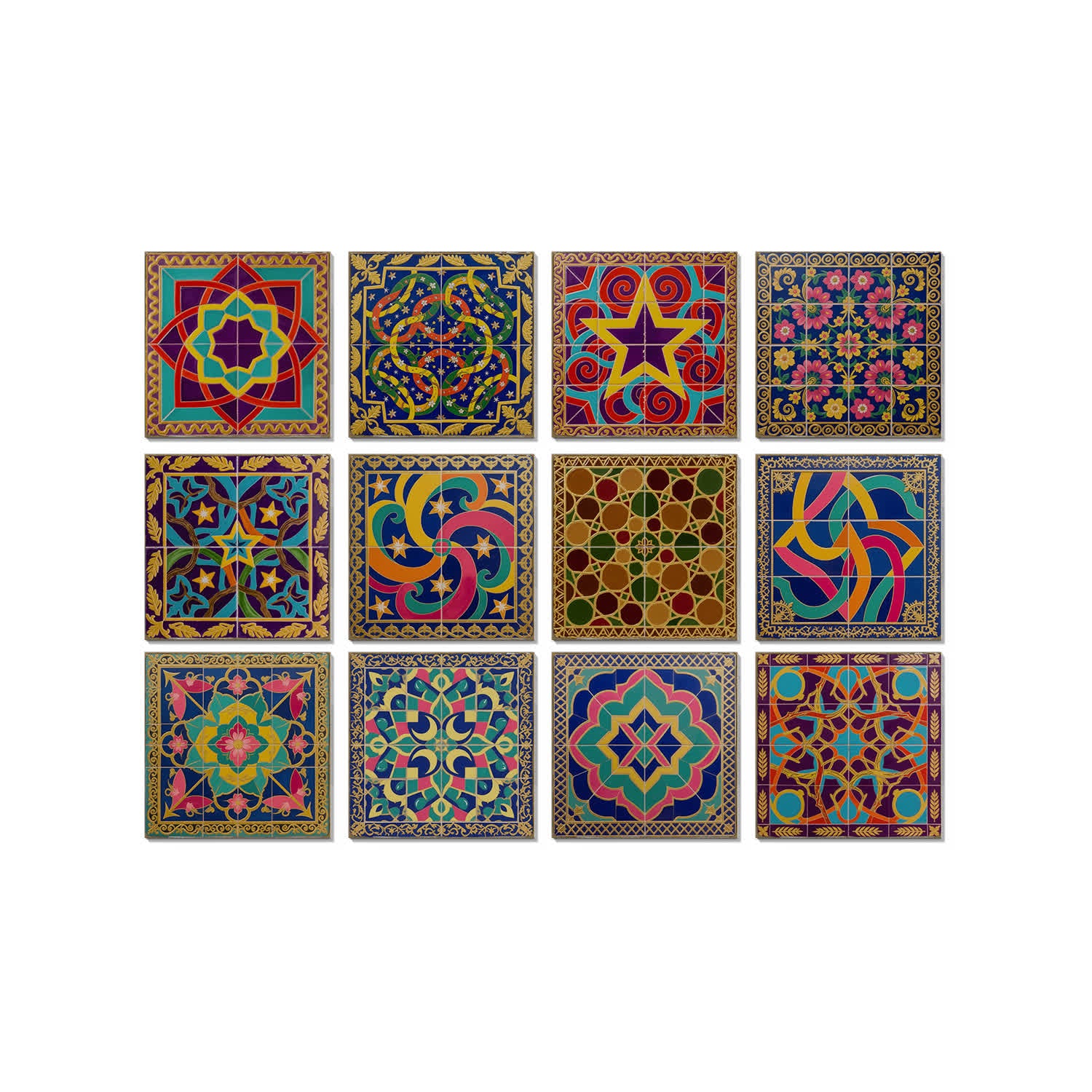 Peel & Stick Boho Waterproof Tile Wall Decals - image 6