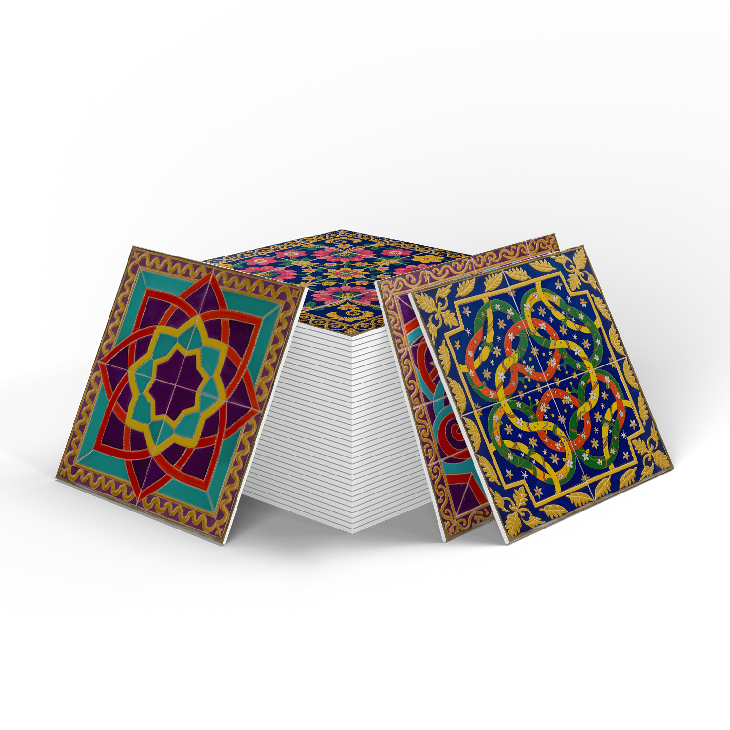 Peel & Stick Boho Waterproof Tile Wall Decals - image 7