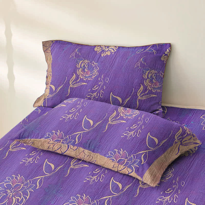 Peony Organic Cotton Sheet Bedspread - image 2
