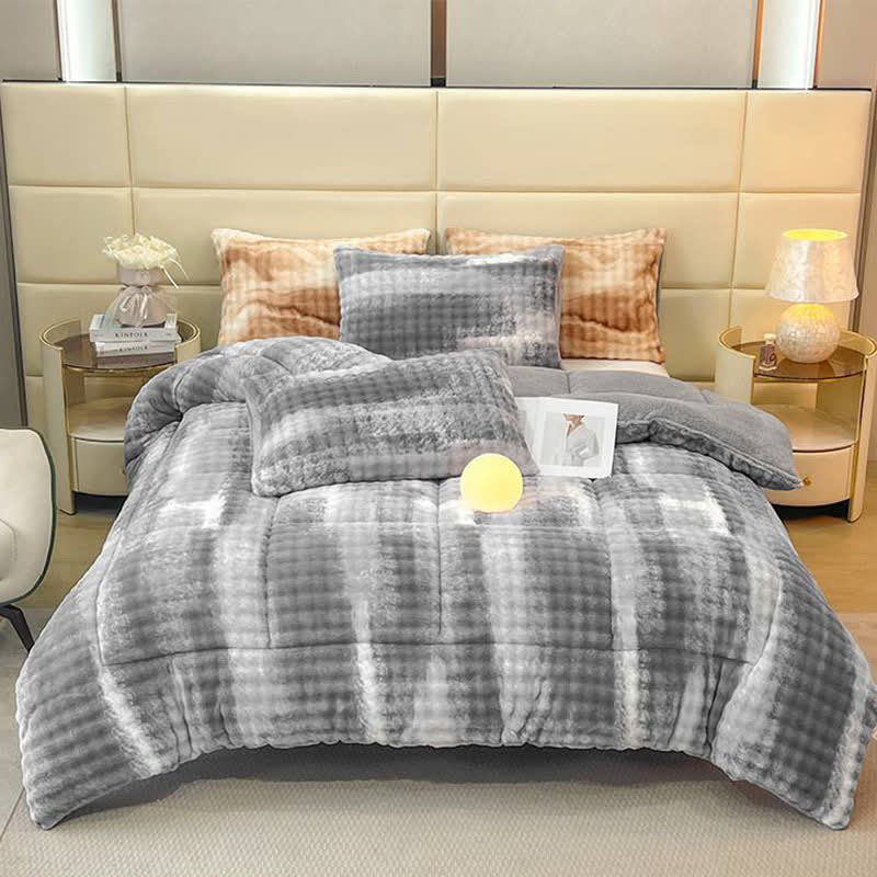 Fluffy Gradient Color Sherpa Warm Blankets - image 5