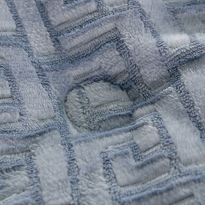 Geometric Embossed Sherpa Throw Blanket - image 10