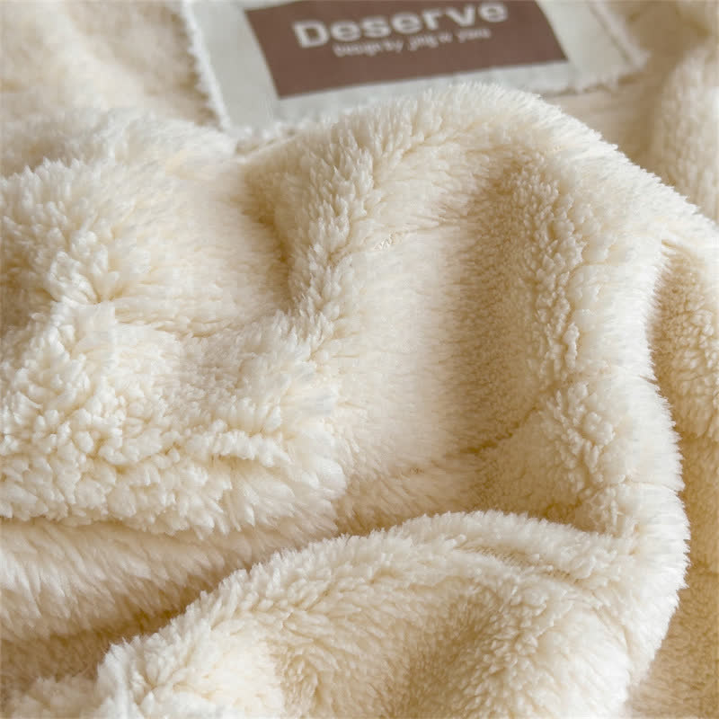 Luxe Striped Textured Warm Throw Blanket - image 16