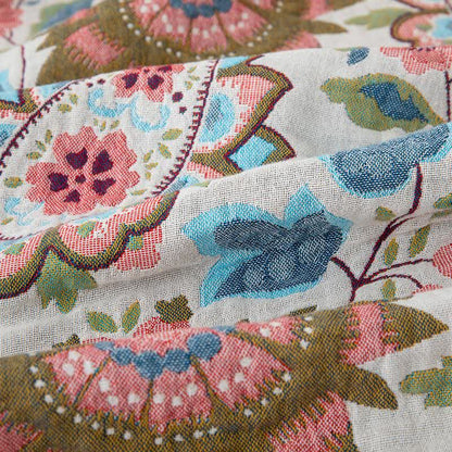 Ethnic Paisley Floral Cotton Gauze Quilt - image 5