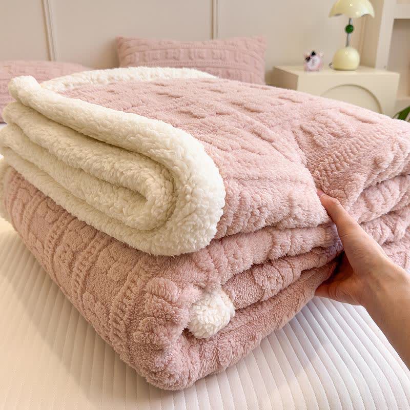 Bear Striped Textured Throw Blanket - image 3