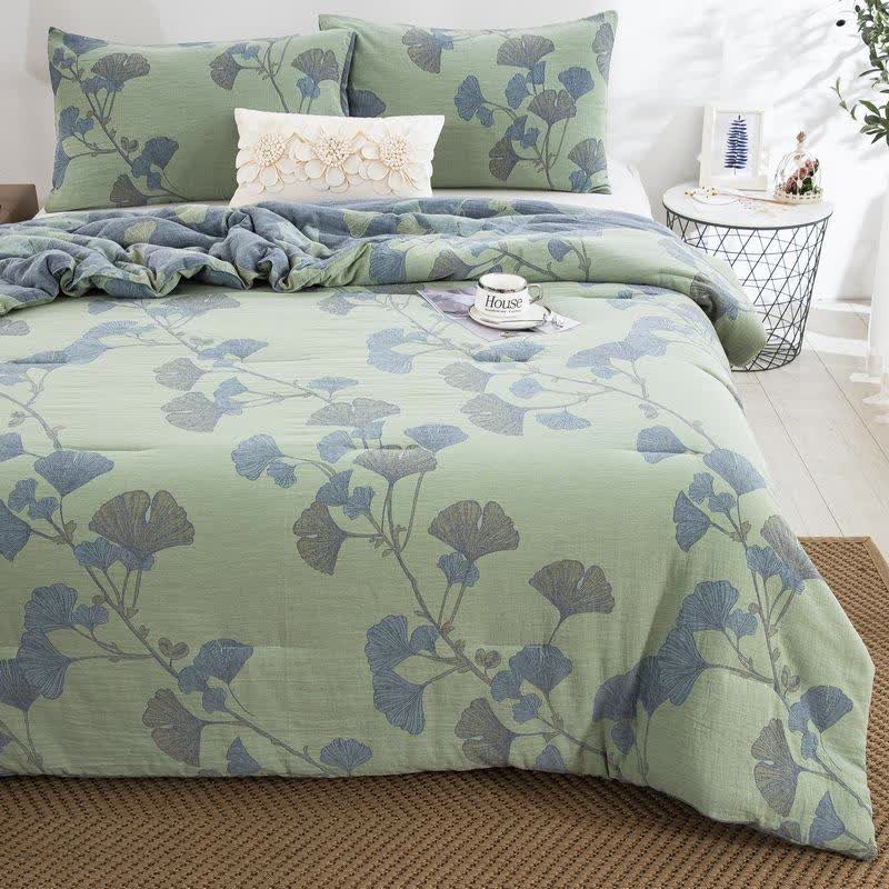 Ginkgo Leaf Cotton Gauze Pillowcases(2PCS) - image 1
