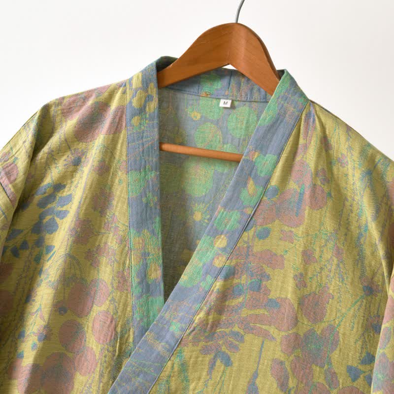 Lotus Organic Cotton Gauze Kimono Robe - image 2