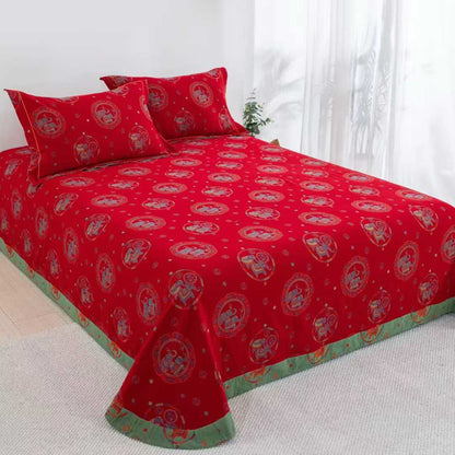 Thai Elephant Cotton Gauze Bedding Set(4pcs) - image 2