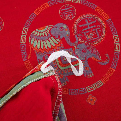 Thai Elephant Cotton Gauze Bedding Set(4pcs) - image 7