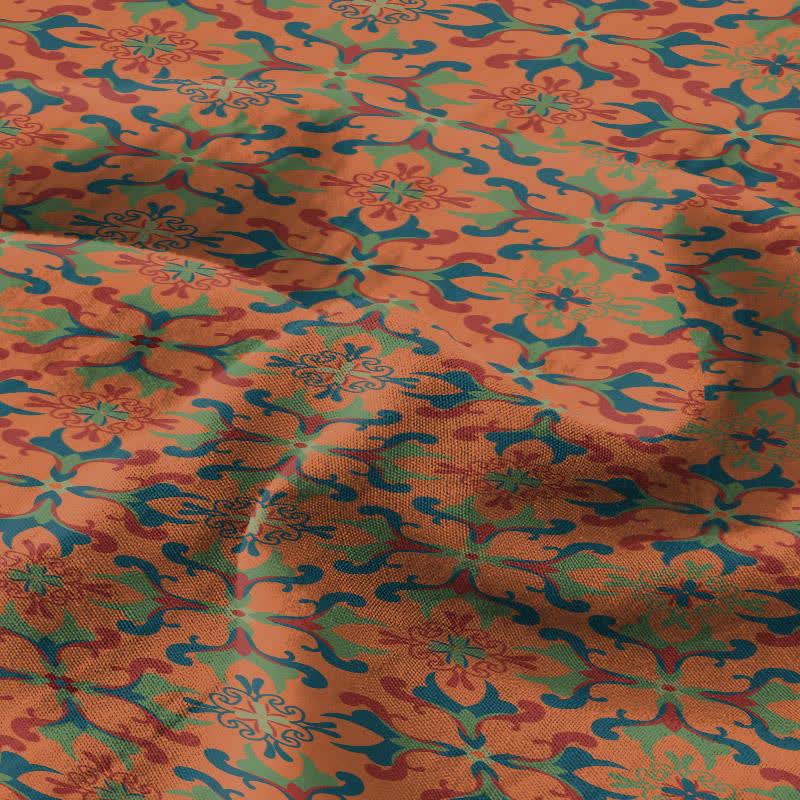 Retro Geometric Pattern Cotton Sheet Bedspread - image 7