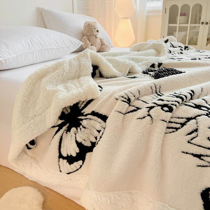 Tree Butterfly Jacquard Throw Blanket - image 8