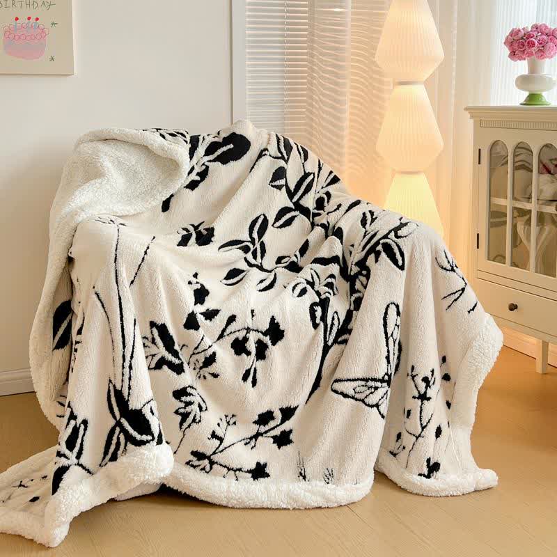 Tree Butterfly Jacquard Throw Blanket - image 12