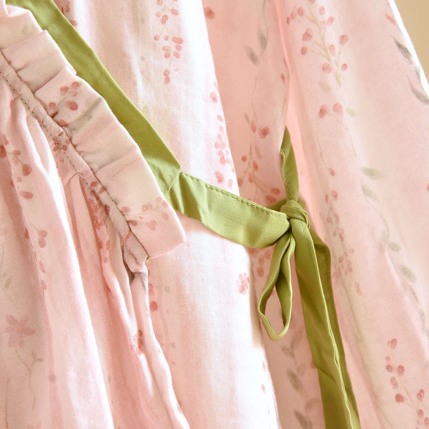 Pink Striped Floral Kimono Loungewear Set - image 4