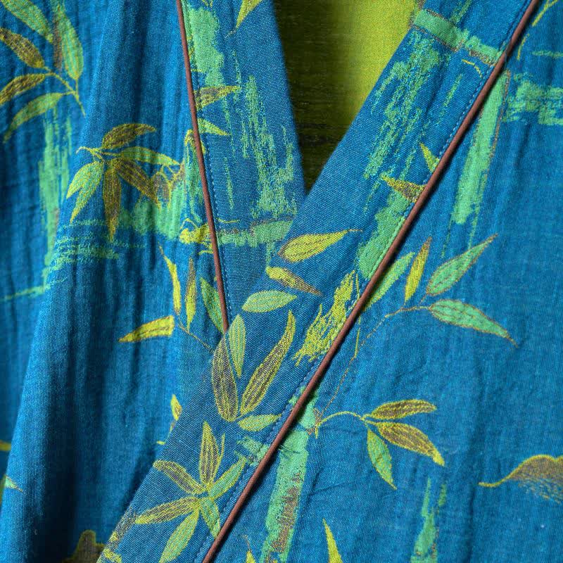 Bamboo Cotton Gauze Kimono Loungewear Set - image 15