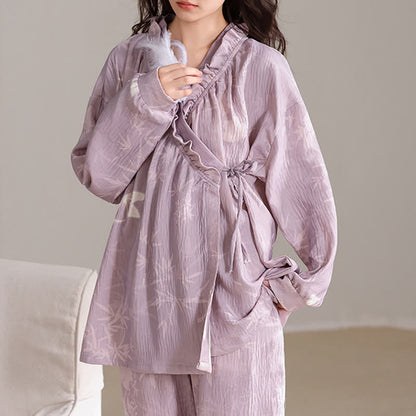 Butterfly Bamboo Kimono Loungewear Set - image 2