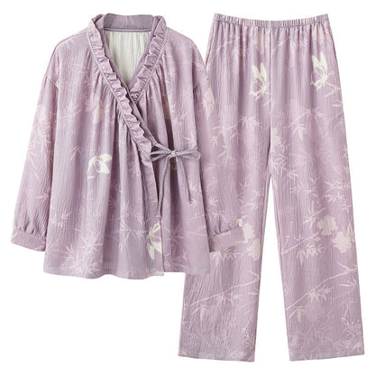 Butterfly Bamboo Kimono Loungewear Set - image 6