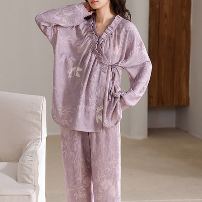 Butterfly Bamboo Kimono Loungewear Set - 2XL - image 0