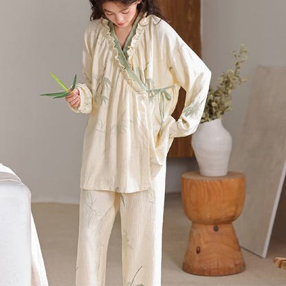 Ink Bamboo Kimono Loungewear Set - 2XL - image 0