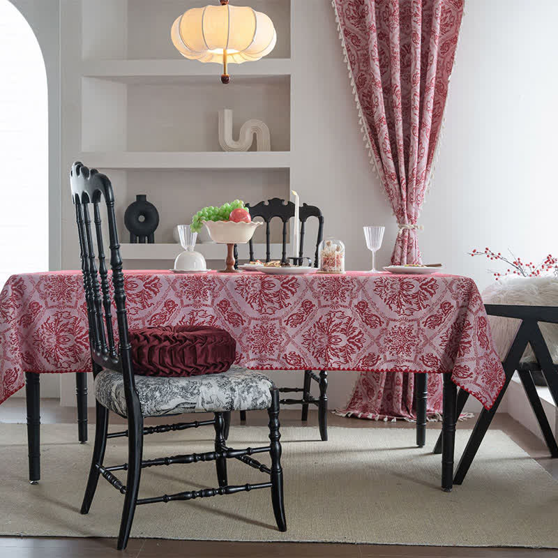 Ethnic Style Retro Pattern Jacquard Tablecloth - image 2
