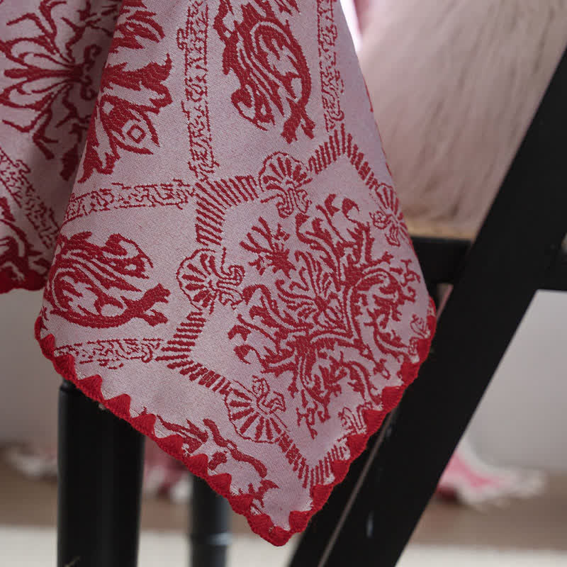 Ethnic Style Retro Pattern Jacquard Tablecloth - image 9