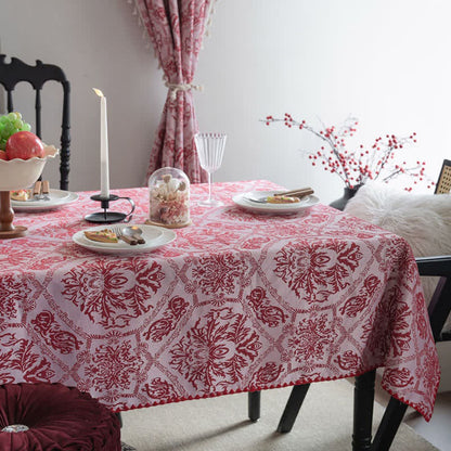 Ethnic Style Retro Pattern Jacquard Tablecloth - image 3
