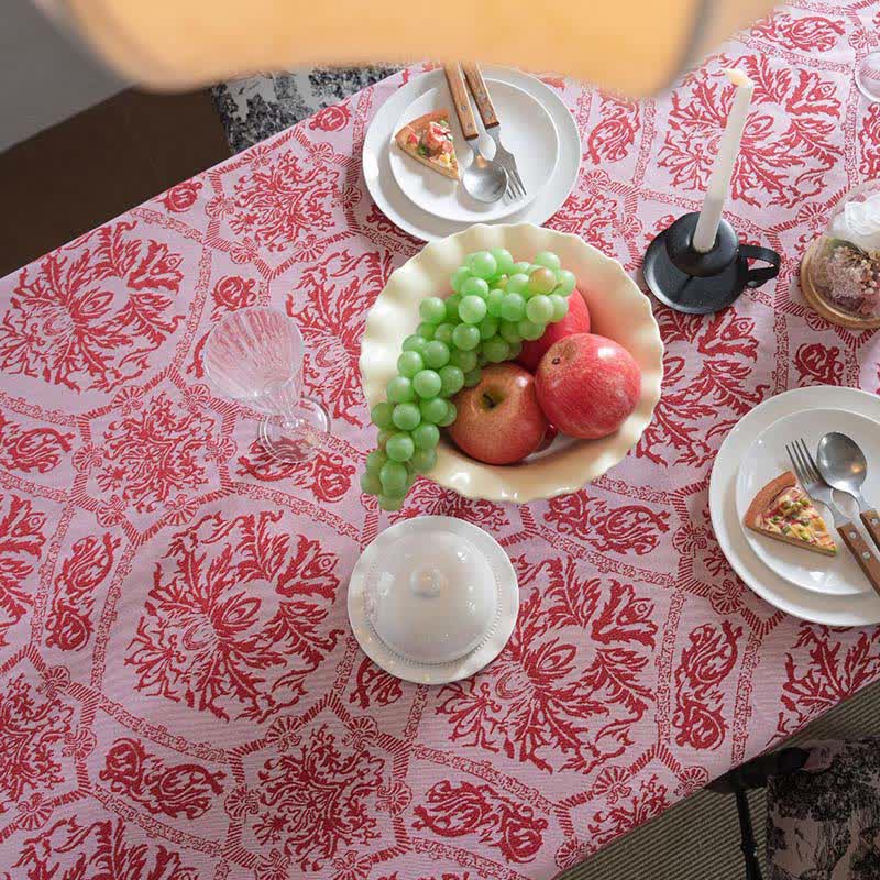 Ethnic Style Retro Pattern Jacquard Tablecloth - image 4