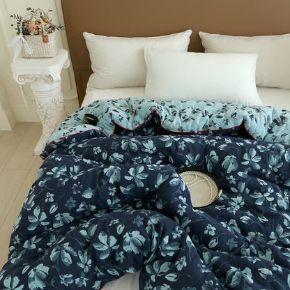 Flourish Flower  Cotton Gauze Jacquard Quilt - image 2