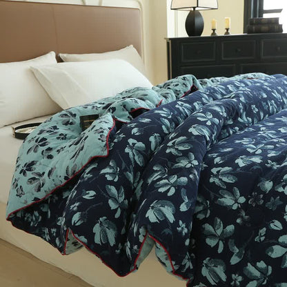 Flourish Flower  Cotton Gauze Jacquard Quilt - image 3