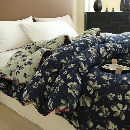 Flourish Flower  Cotton Gauze Jacquard Quilt - image 13