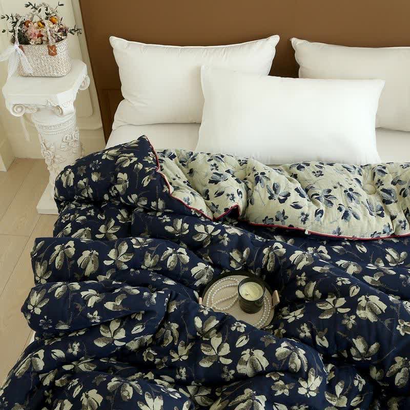 Flourish Flower  Cotton Gauze Jacquard Quilt - image 12