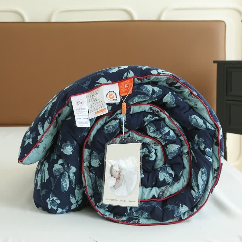 Flourish Flower  Cotton Gauze Jacquard Quilt - image 6