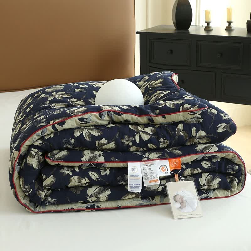 Flourish Flower  Cotton Gauze Jacquard Quilt - image 16