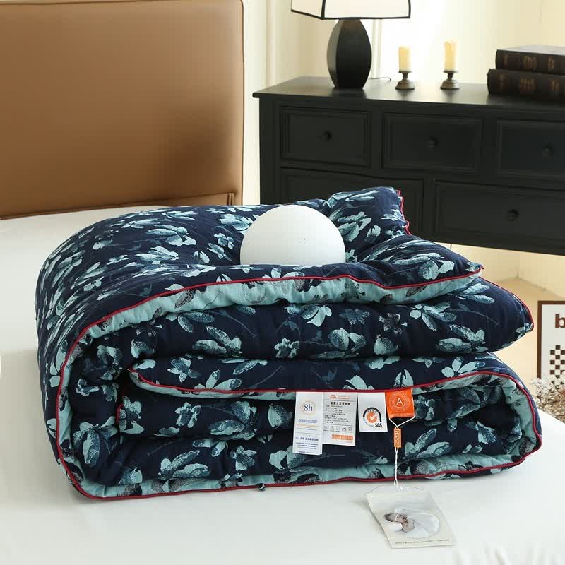 Flourish Flower  Cotton Gauze Jacquard Quilt - image 5