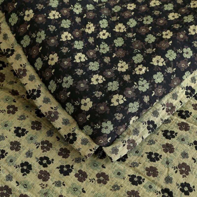 Retro Floral  Cotton Gauze Jacquard Quilt - image 6