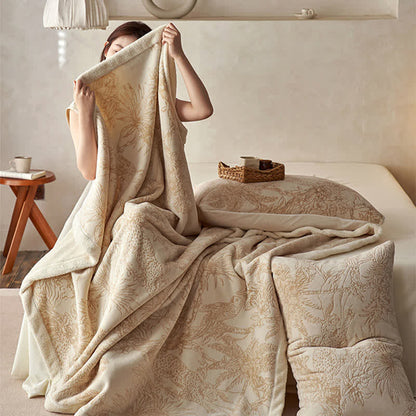 Jungle Jacquard Warm Throw Blanket - image 5