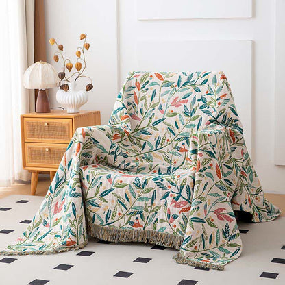 Fresh Leaf Natural Cotton Gauze Quilt - image 2