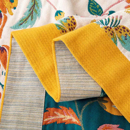 Forest Squirrel Rabbit Natural Cotton Quilt - image 4