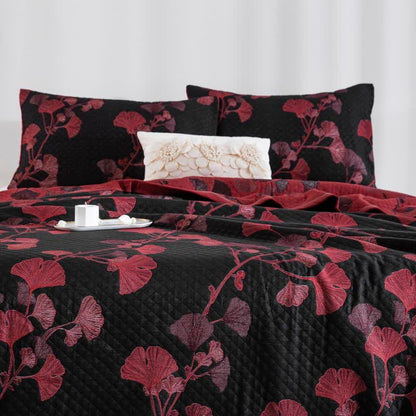 Ginkgo Leaf Organic Cotton Reversible Quilt - image 11